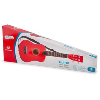 Toy guitar deluxe - red